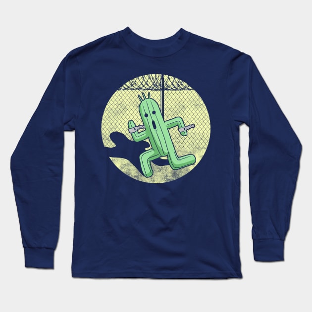 Escape from Cactuar Island Long Sleeve T-Shirt by spacemonkeydr